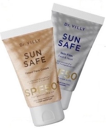 Αντηλιακό με χρώμα ή χωρίς; Η λύση είναι το απόλυτο δίδυμο αντηλιακών της Dr Villy Skincare